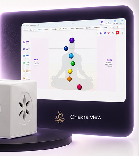 Example Bio-Well chakra view